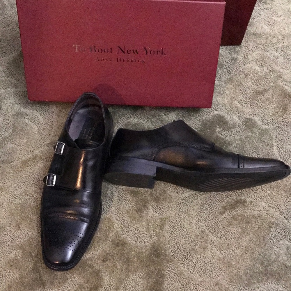 “To Boot New York” black dress shoes size 10
